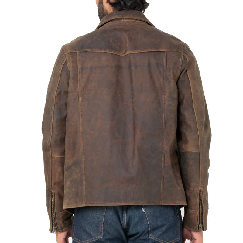 Leather Biker Jacket For Men