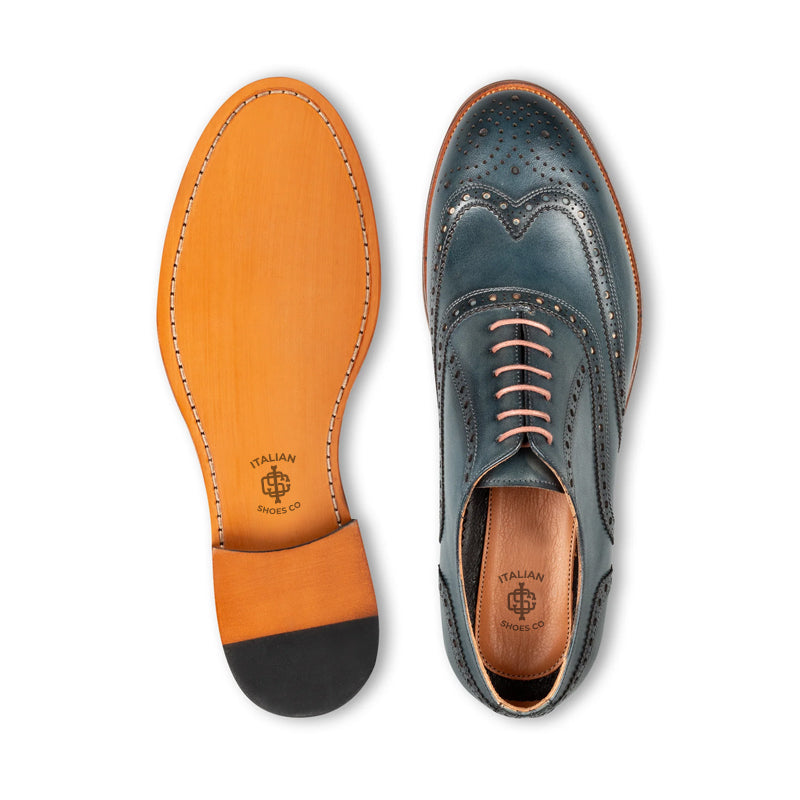 Classic Design Wingtip Pure Leather Oxford Shoe