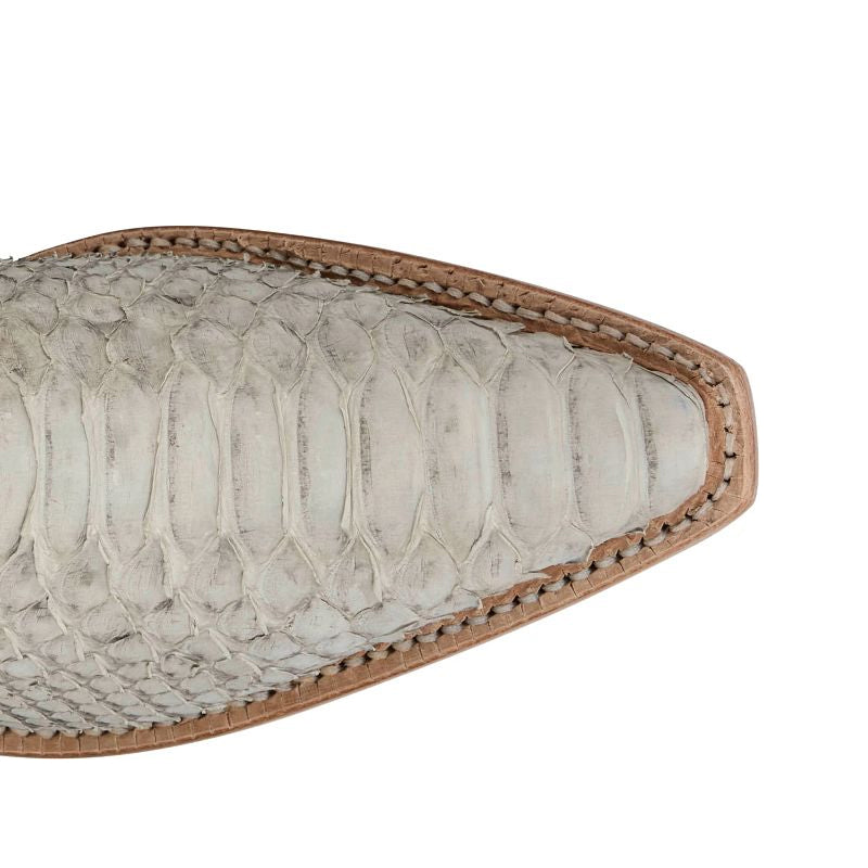 Python Leather Cow Boy Boots