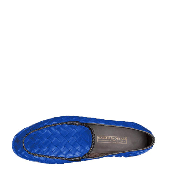 Penny Weaved Leather Loafer Hand Crafted