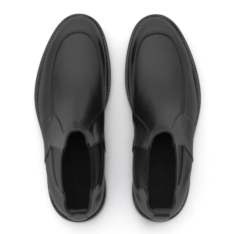 Mid-Top Luxury Fashion Leather Chelsea Boot