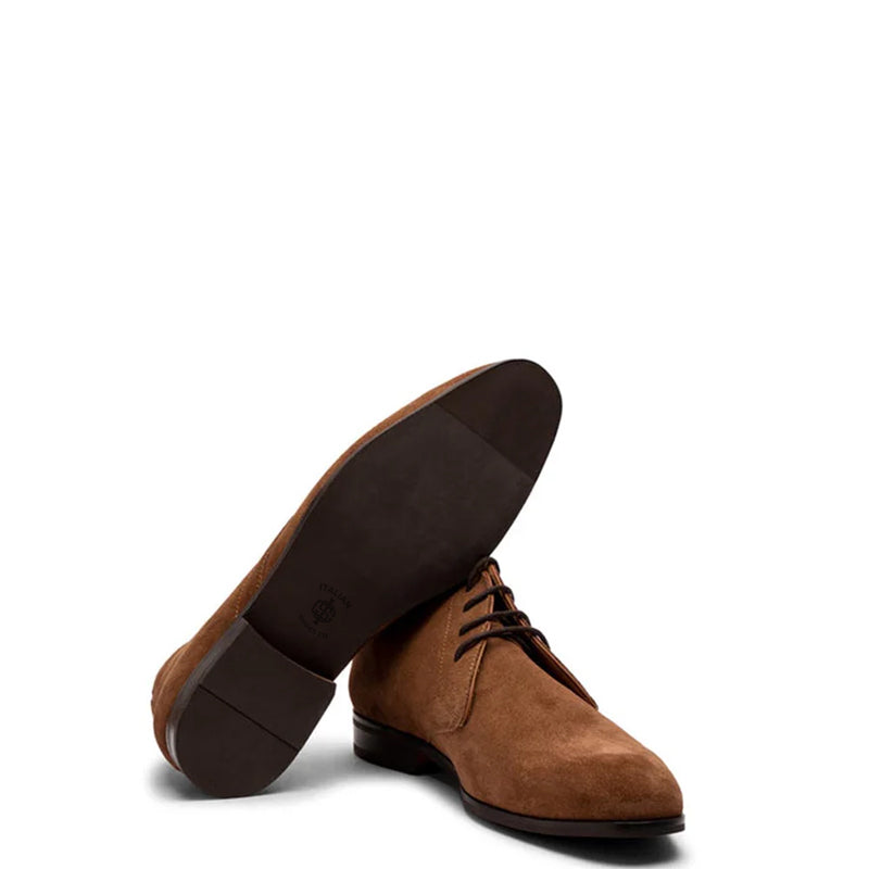 Men Suede Handmade Leather Chukkas Boot