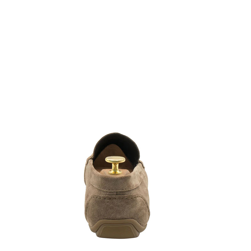 Gregores Suede Penny Moccasin