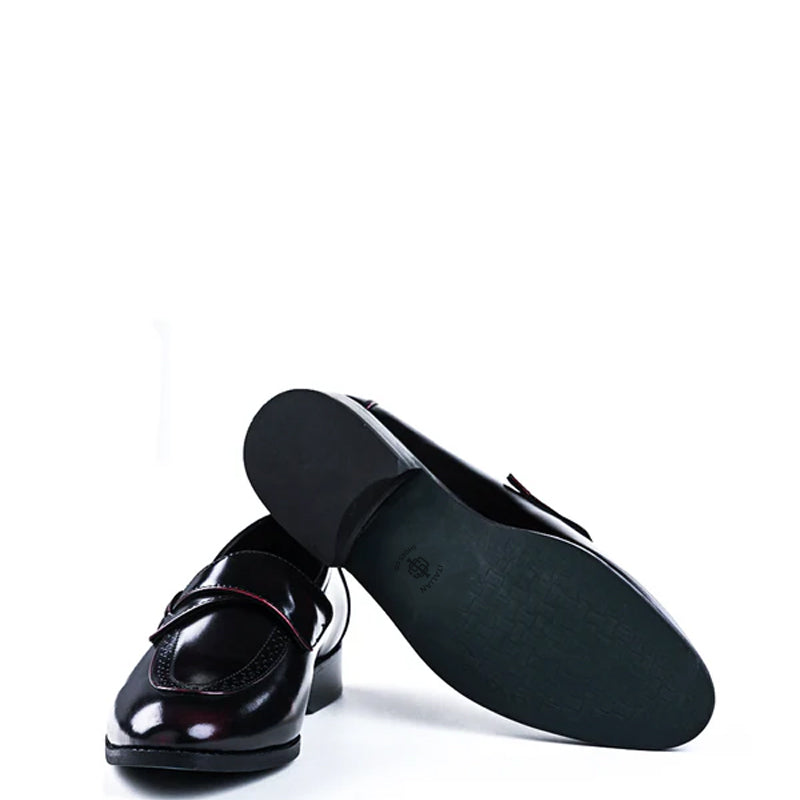Men Classic Patent Shiny Leather Loafers