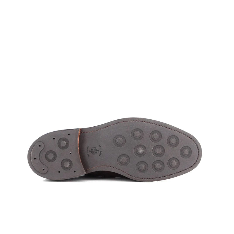 Suede Handmade Solid Leather Derby Shoe