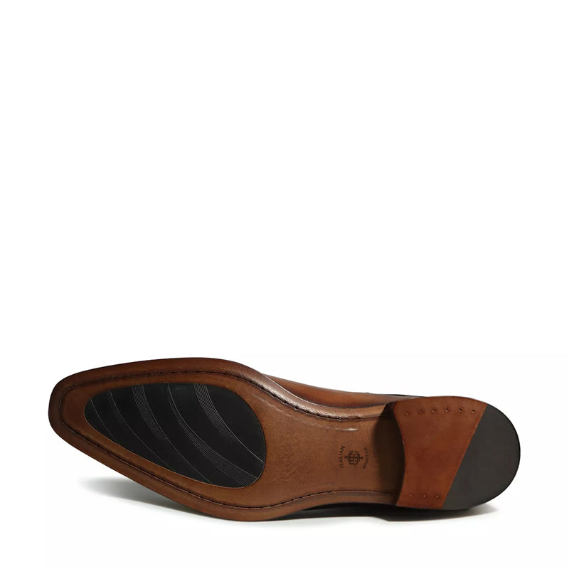 Patina Classic Mid Top Leather Chelsea Boot Tan