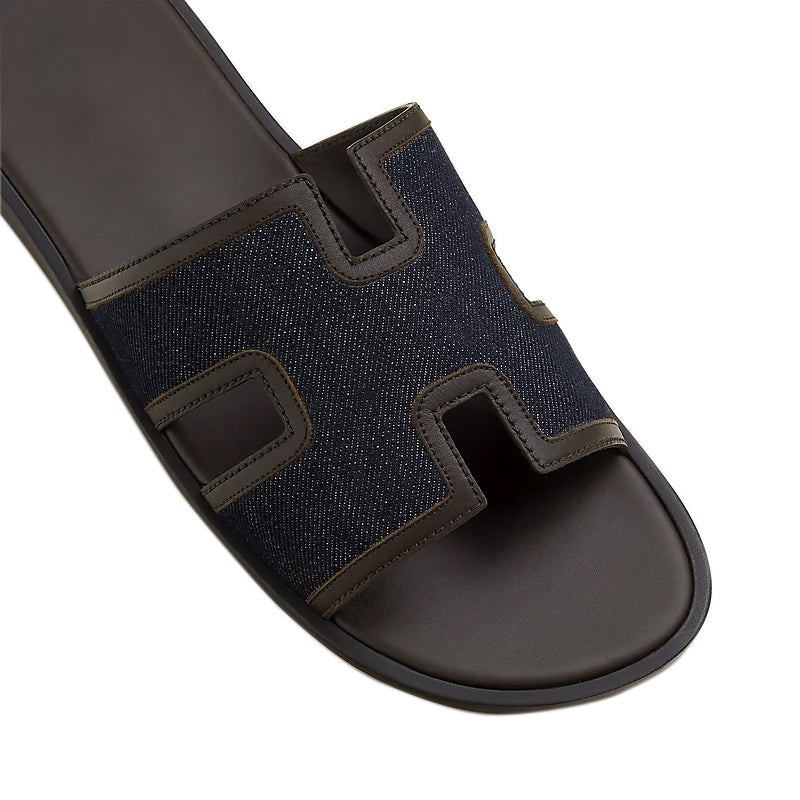Haven Textured H Style Dual Slip-On in Canvas Blue and