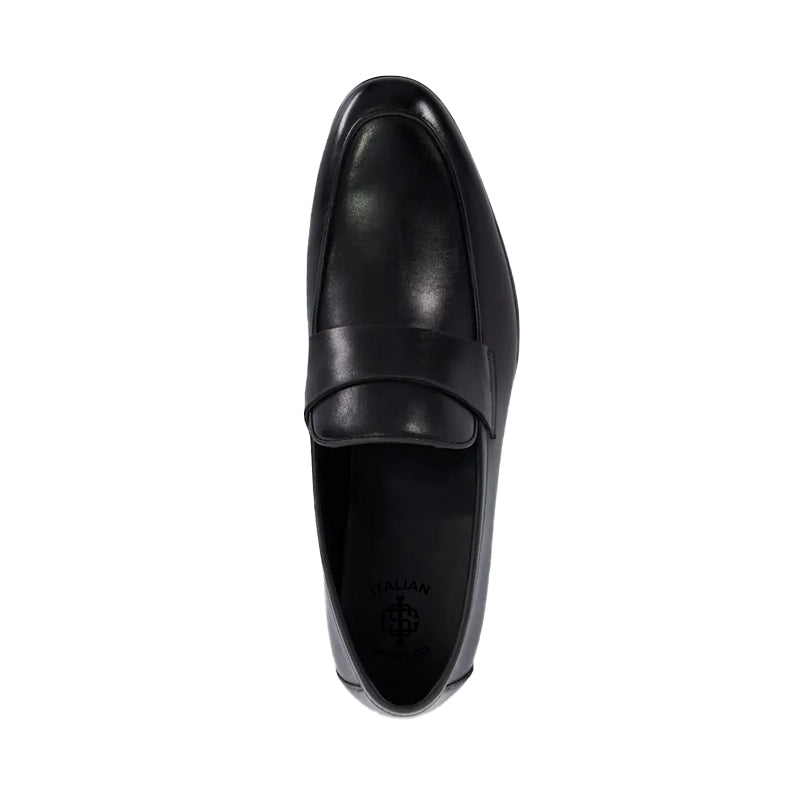 Men Solid Premium Leather Brown Loafer
