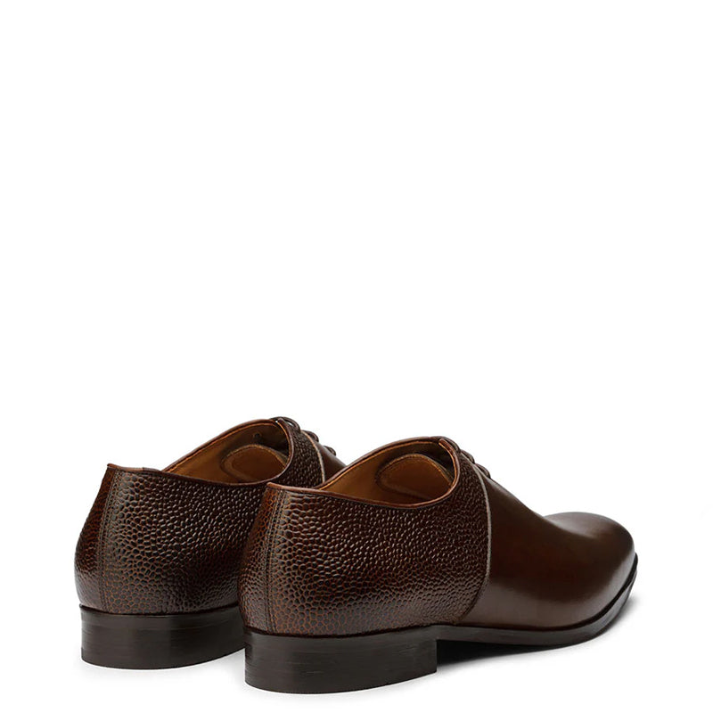 Double Textured Luxury Leather Oxford Shoe