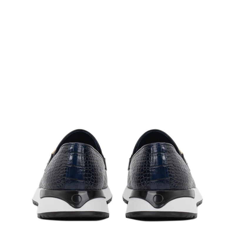 Crocodile Leather Loafer Men s Shoe