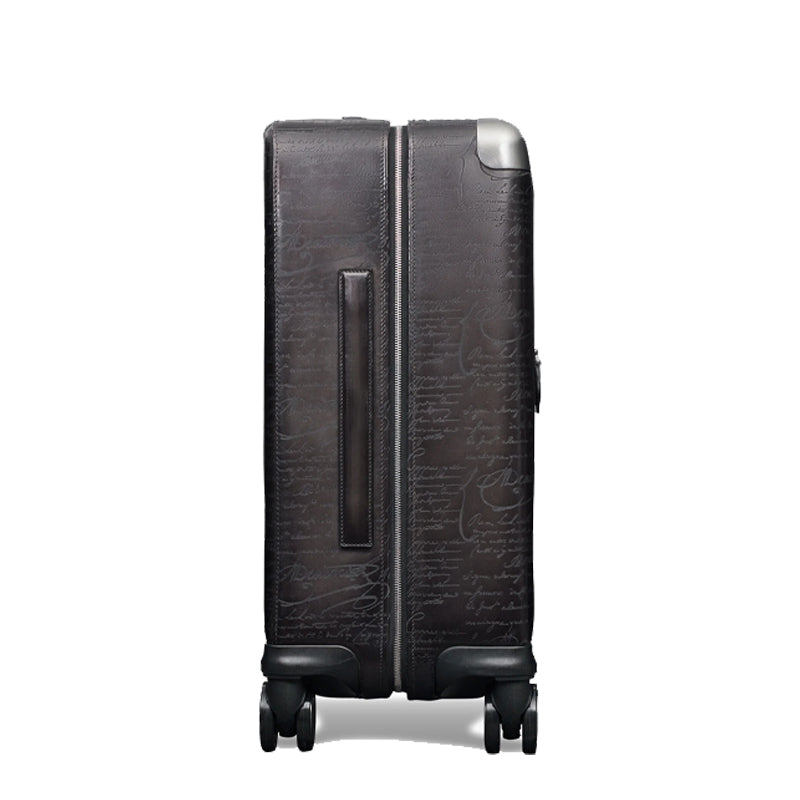 Luxury Eel Leather Trolley Case