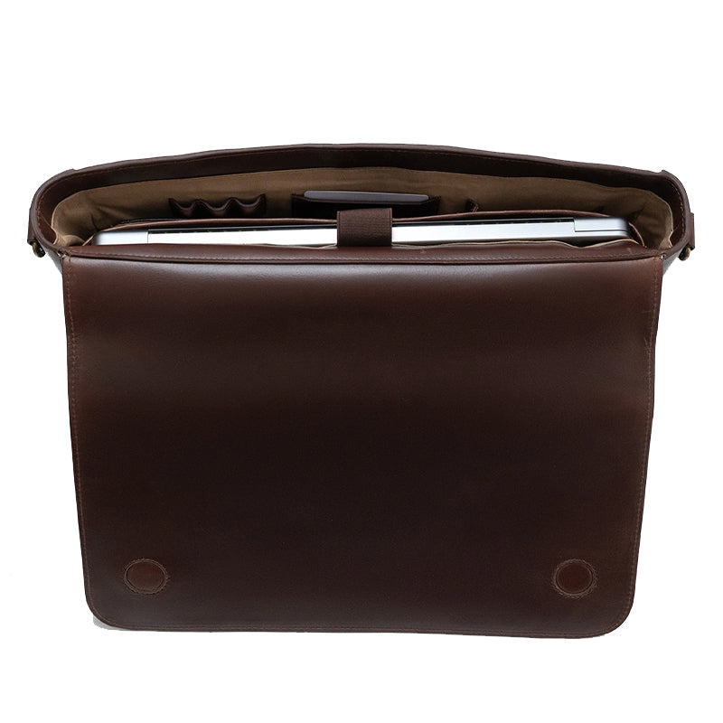 Carismatico Leather Messenger Black Bag For Men