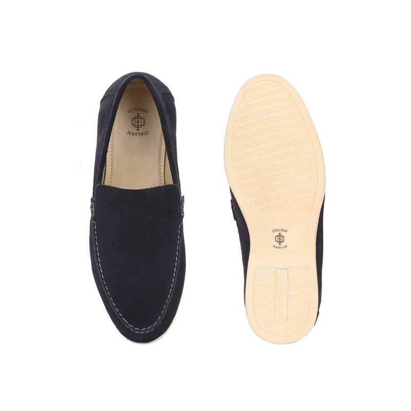 Suede Leather Moccasin Loafer Shoe For men