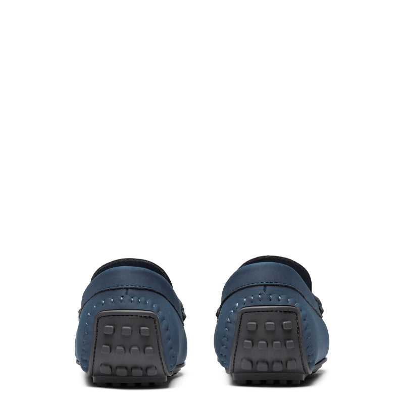 Heritage-Style Suede Moc Toe Penny Loafer
