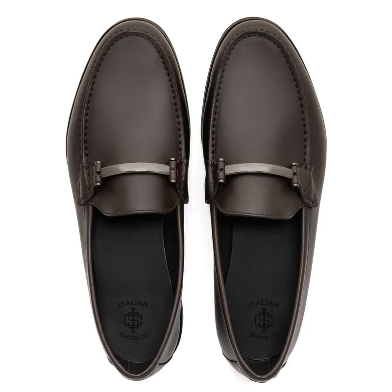 Classy Slip On Leather Black Loafer