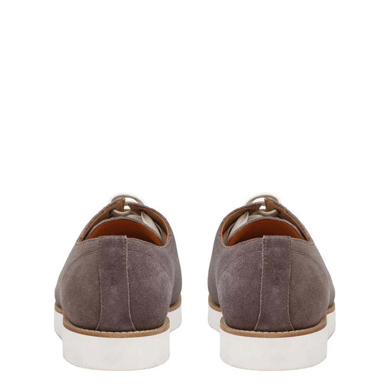 Classic Suede Lace-Up Burgundy Sneaker