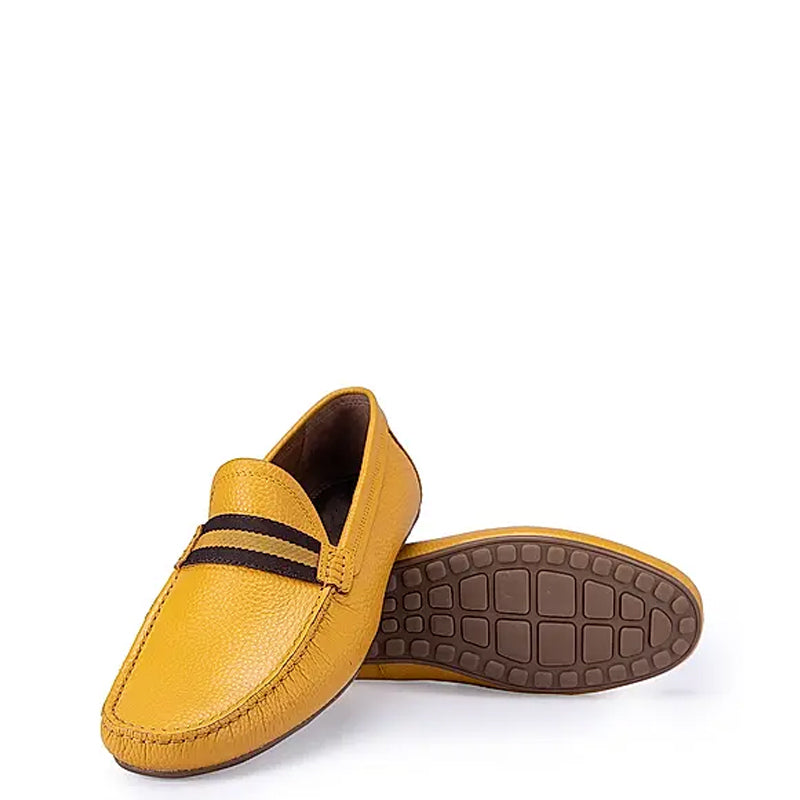 Premium Handmade Leather Moccasins Formal Grey Loafer