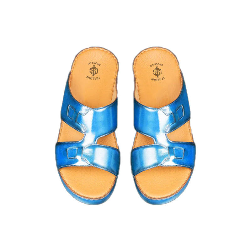 Premium Open Toe Comfort Arabic Green Sandal