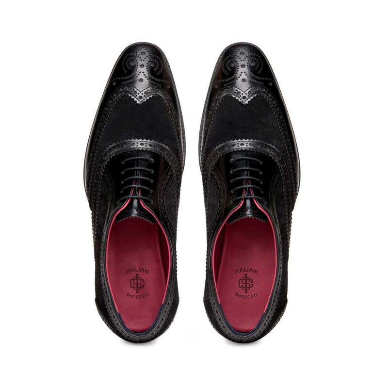 Wingtip Leather Oxford Shoe For Men