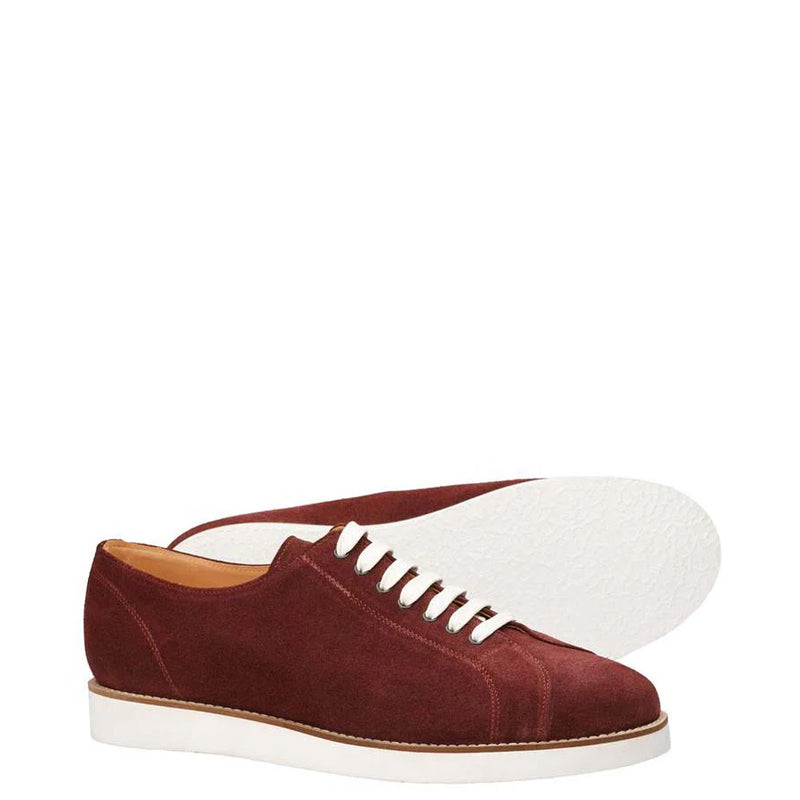 Classic Suede Lace-Up Grey Sneaker