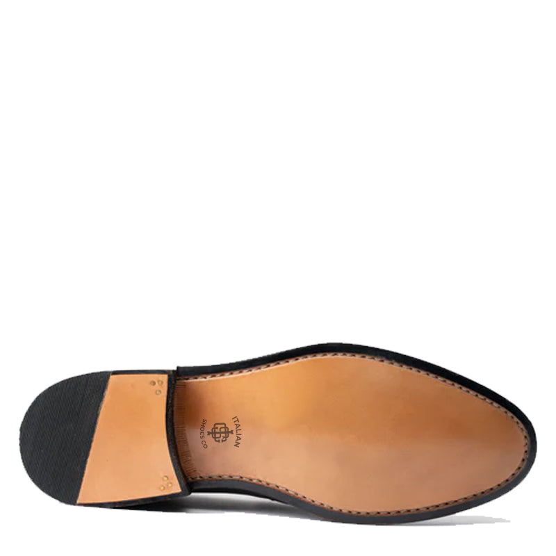 Leather Stacked Loafers for Man