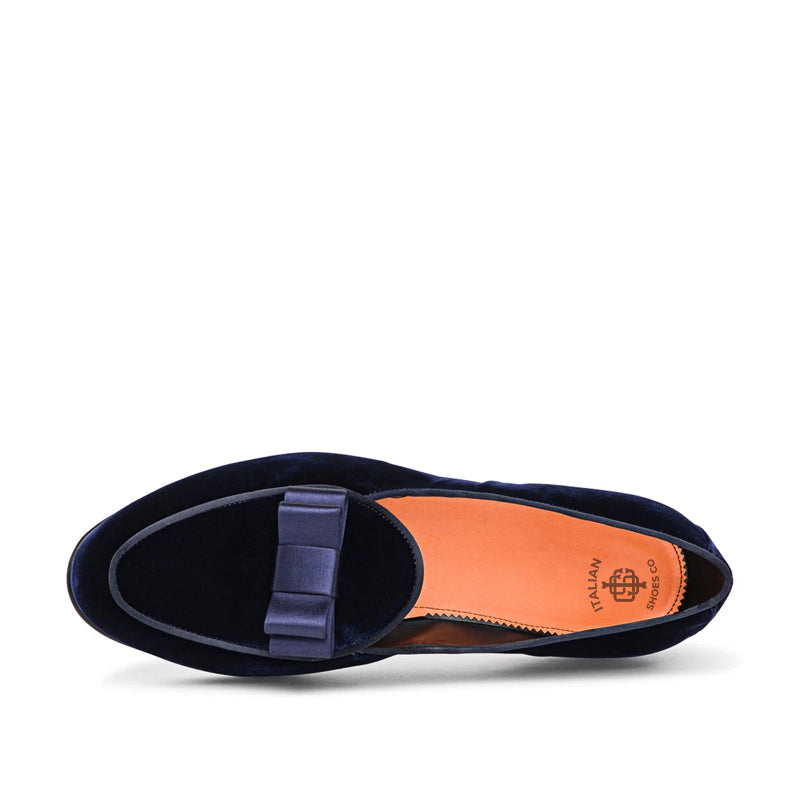 Men Blue Slip-On Andrea Loafer