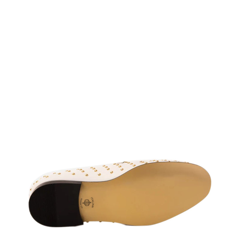 Spike Leather Bit Dress Loafer Men Shoe