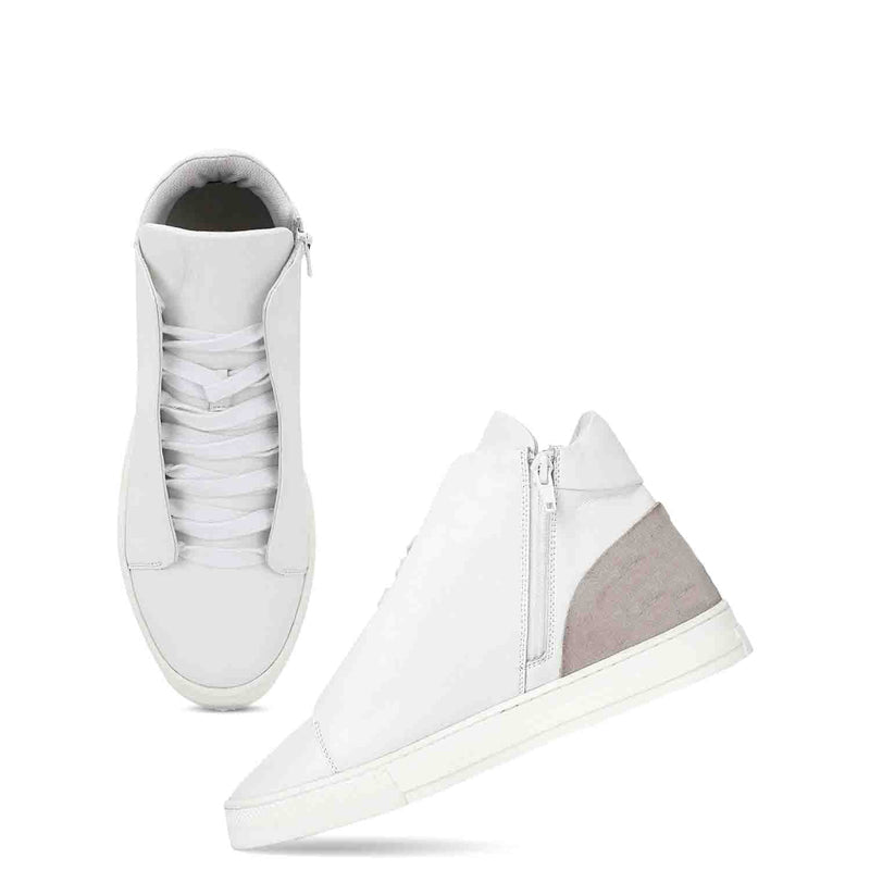 Lace Up Leather Handcrafted Sneakers