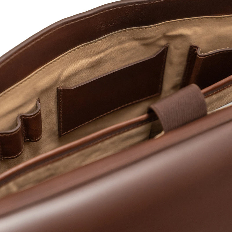 Carismatico Leather Messenger Black Bag For Men