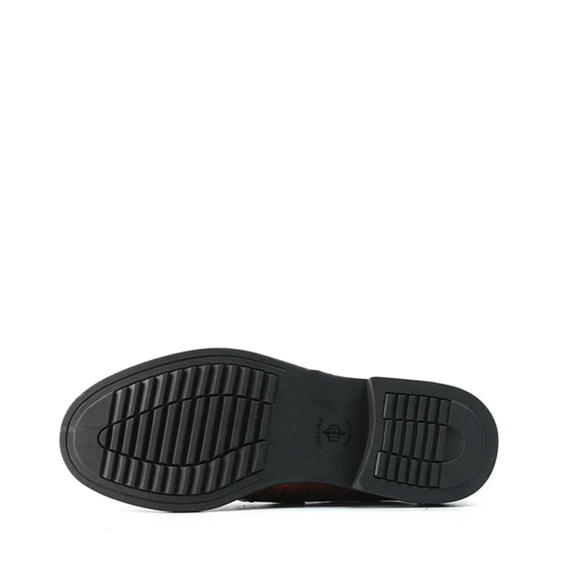 Premium Crocodile-Textured Leather Loafer