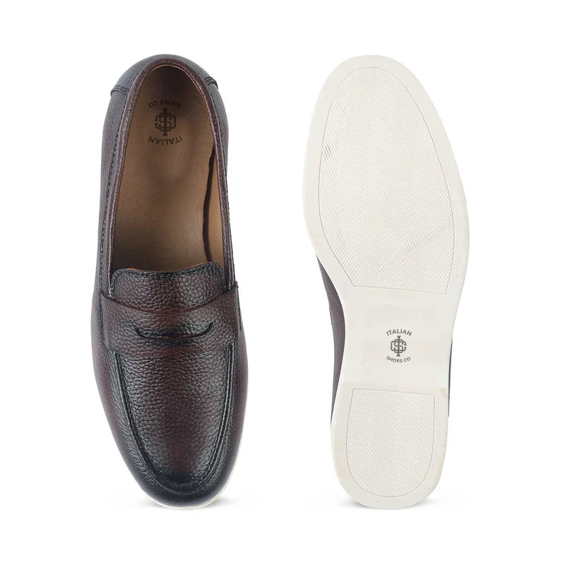 Classic Penny Leather Driving Brown Loafer