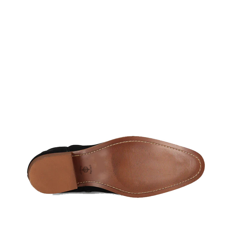 Men Suede Leather Side Zipper Boots