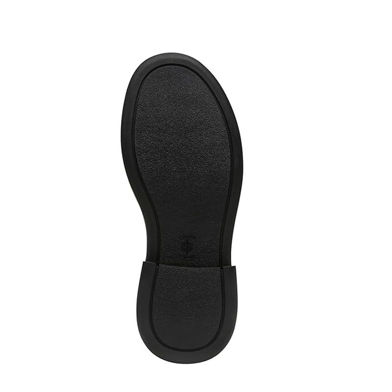 Premium Row Zipped-Front Leather Ankle Black Boot