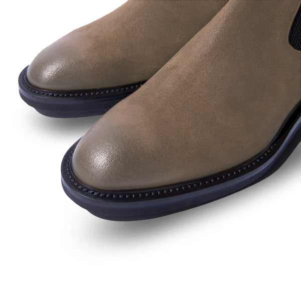 Classic Chelsea Coloured Suede Leather Boots