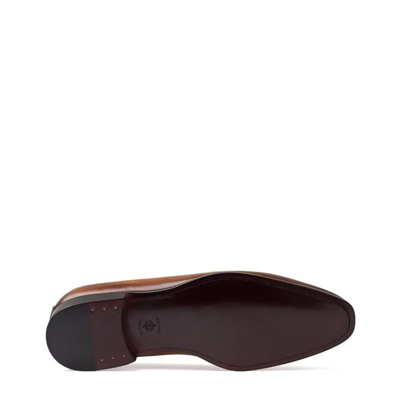 Penny Classic Shiny Leather Burgundy Loafer