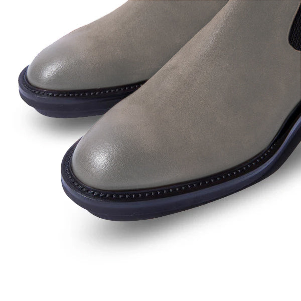 Classic Chelsea Suede Leather Boots