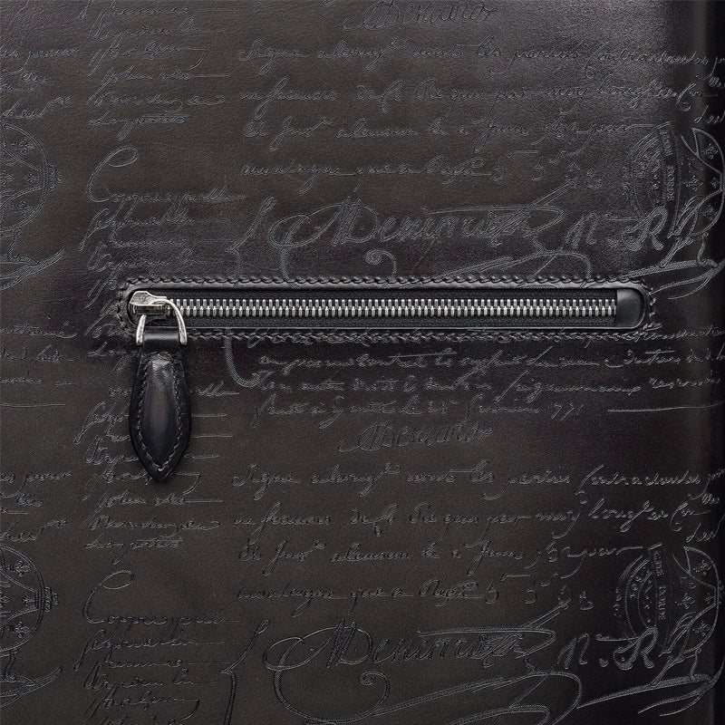 Luxury Eel Leather Trolley Case