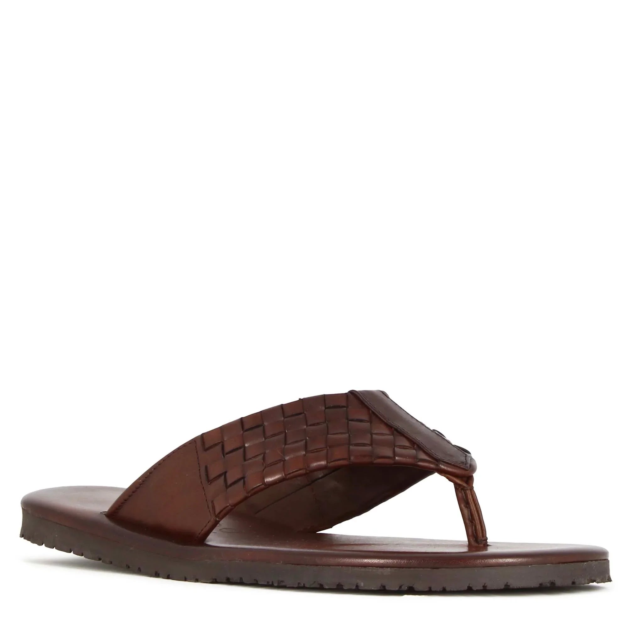 Handmade braided leather Slip on