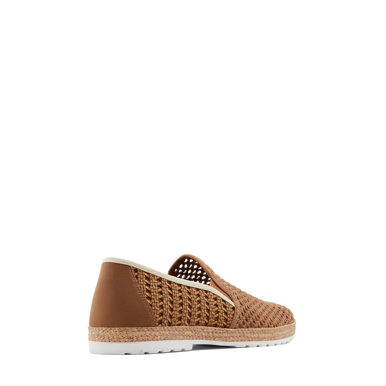 Brown Braided Thread Designer Loafers