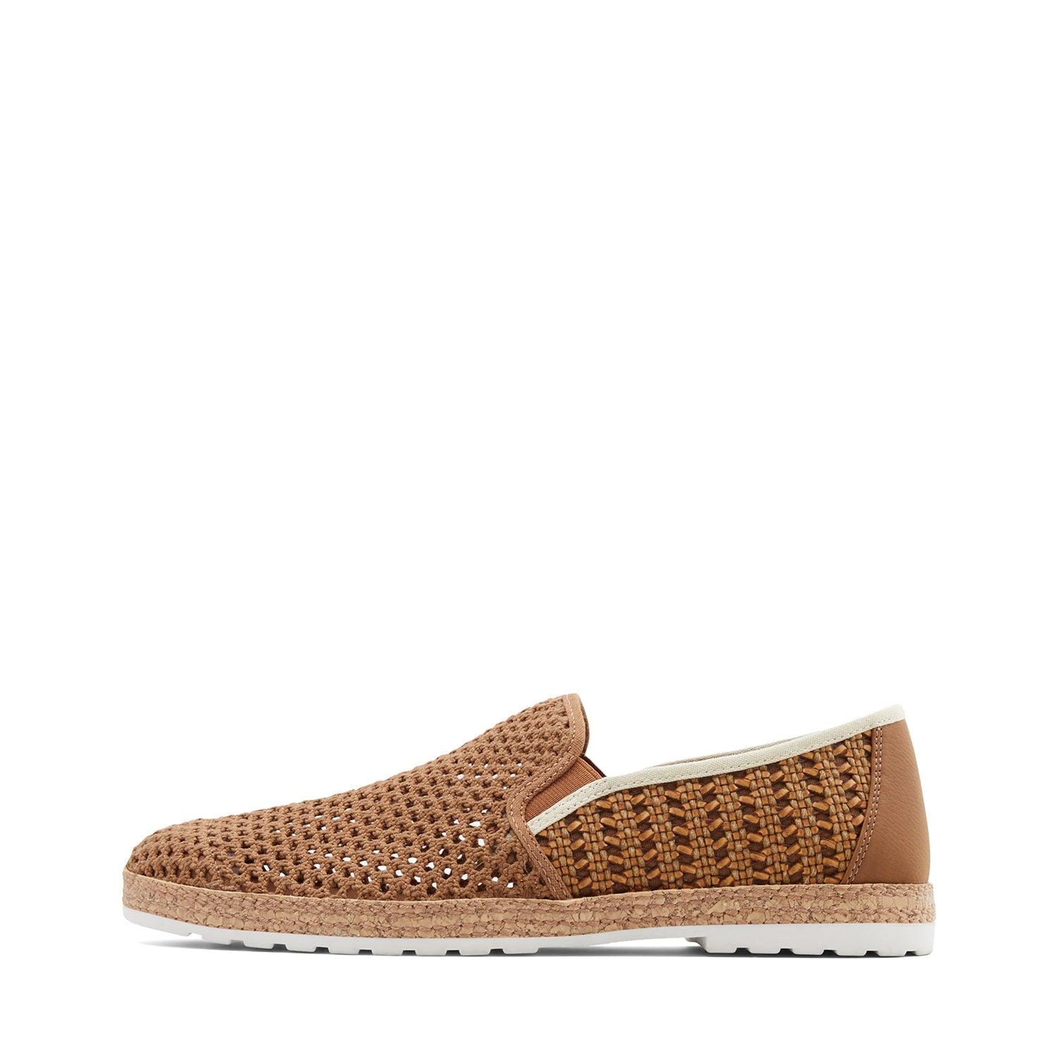 Brown Braided Thread Designer Loafers