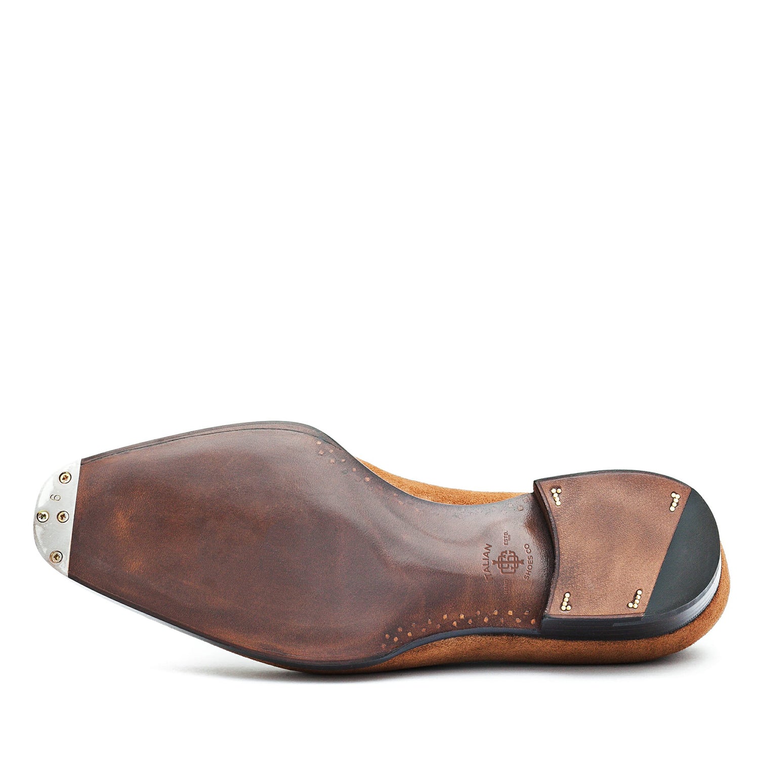 Men Suede Penny Leather Loafer