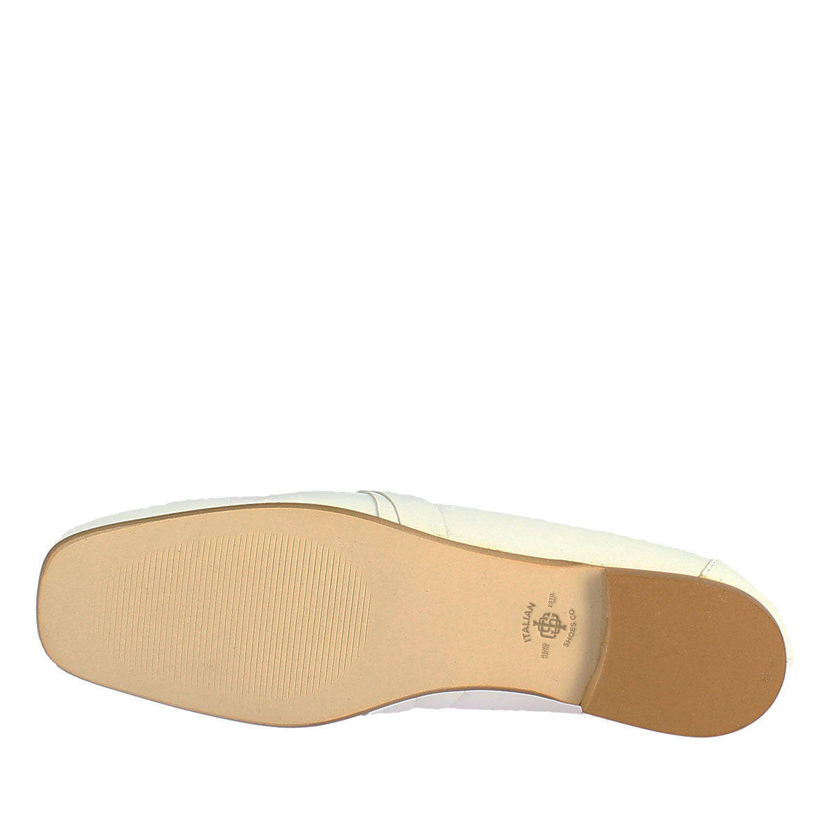 Women's Moccasin in White Calf Leather