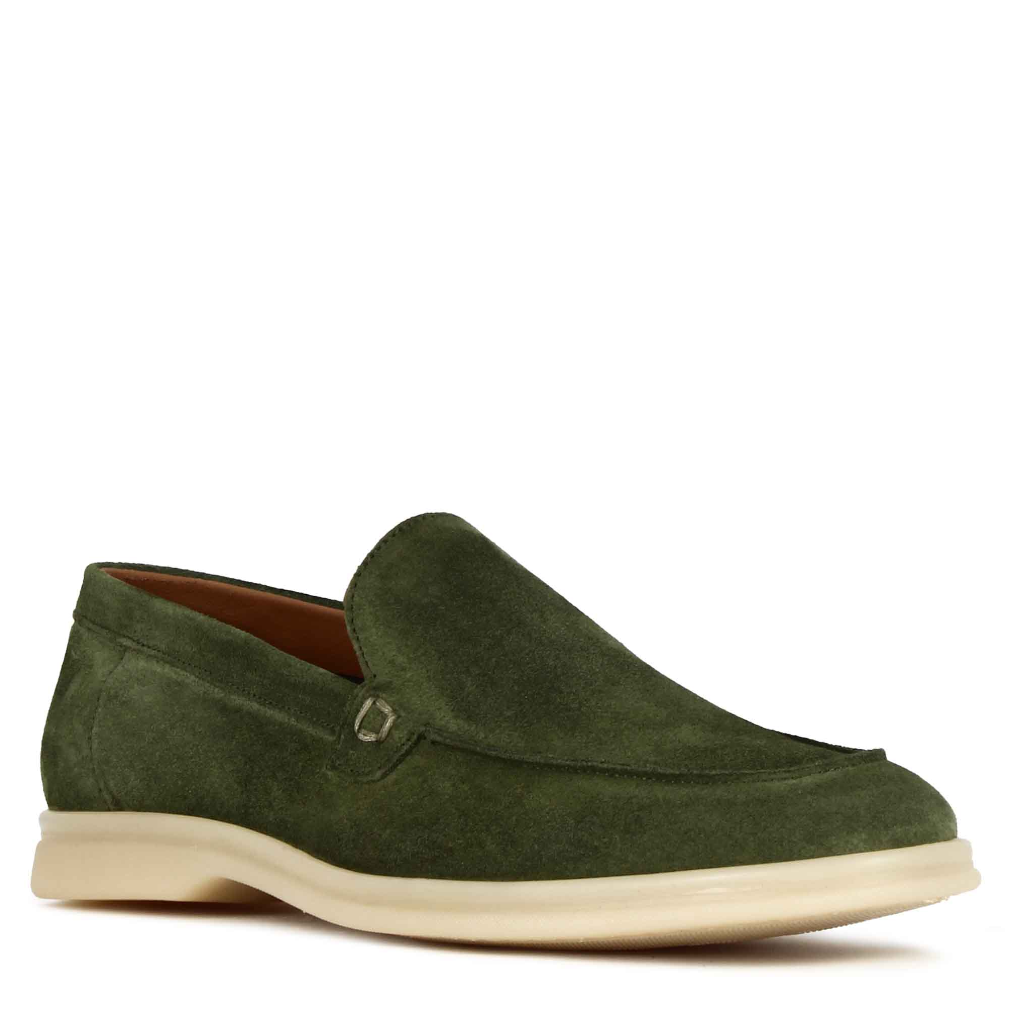 Loafer in Suede Leather