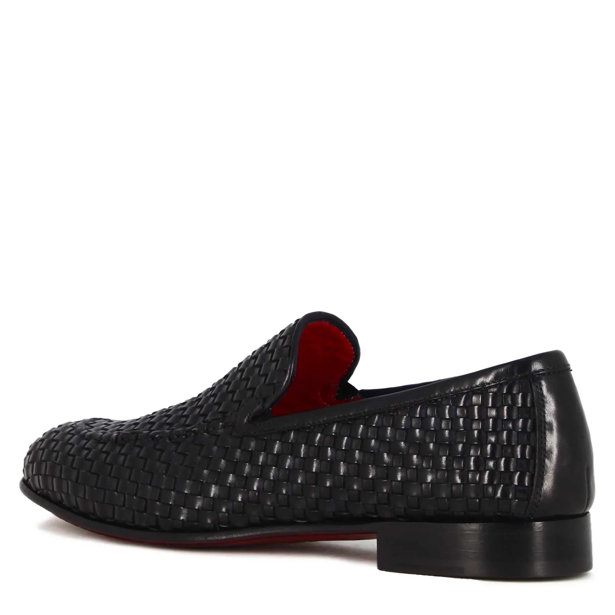 Woven Leather Loafer