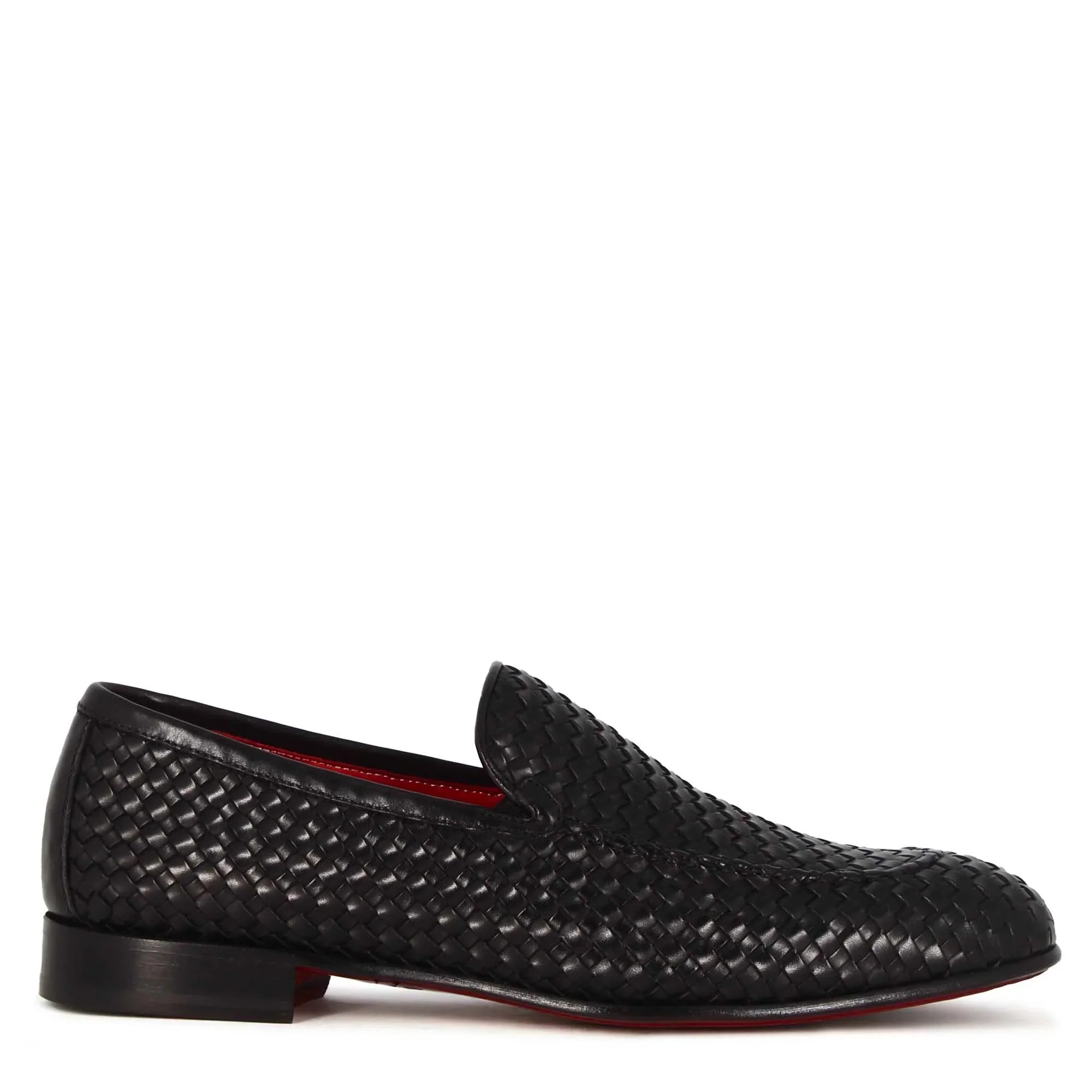 Classic Woven Leather Moccasin