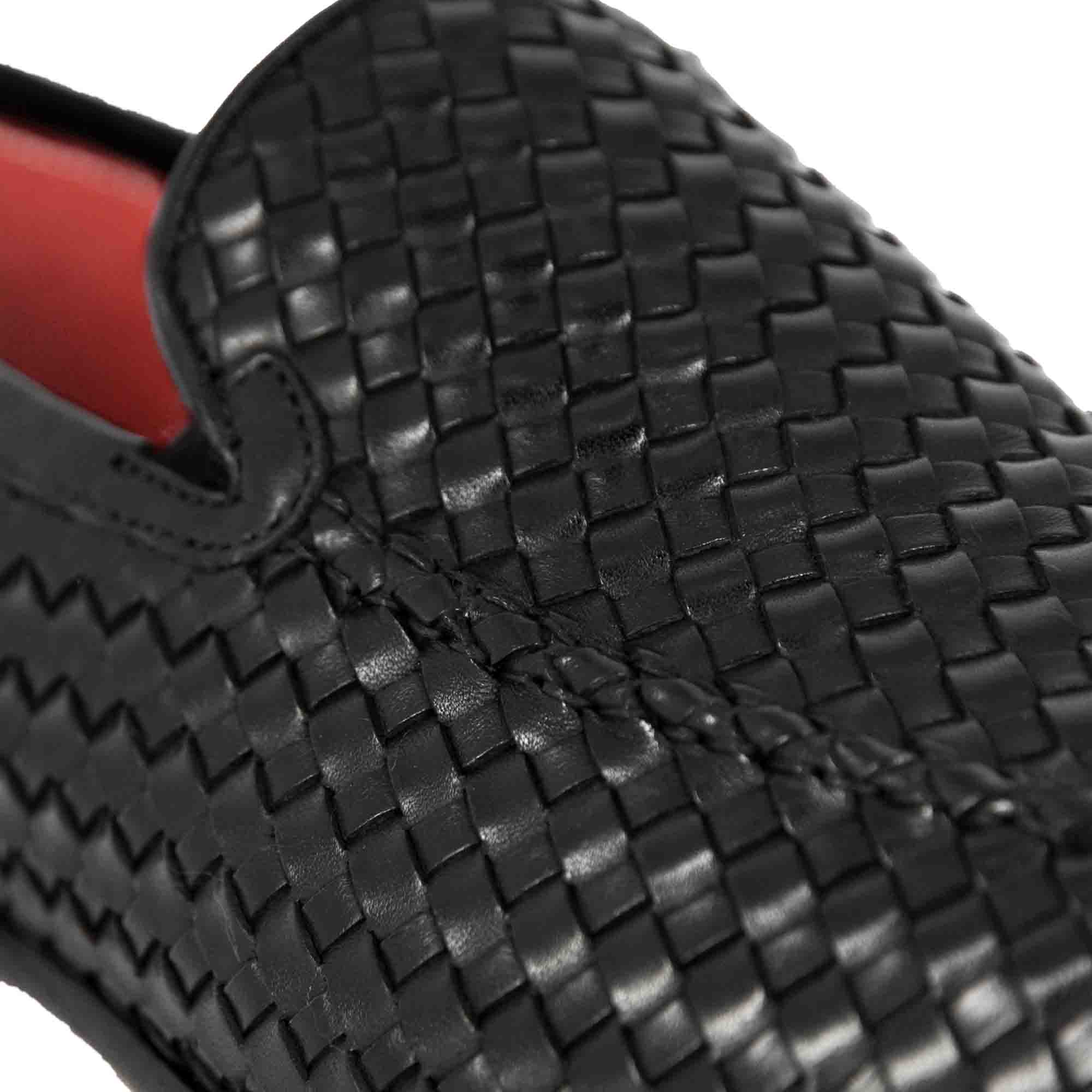 Classic Woven Leather Moccasin