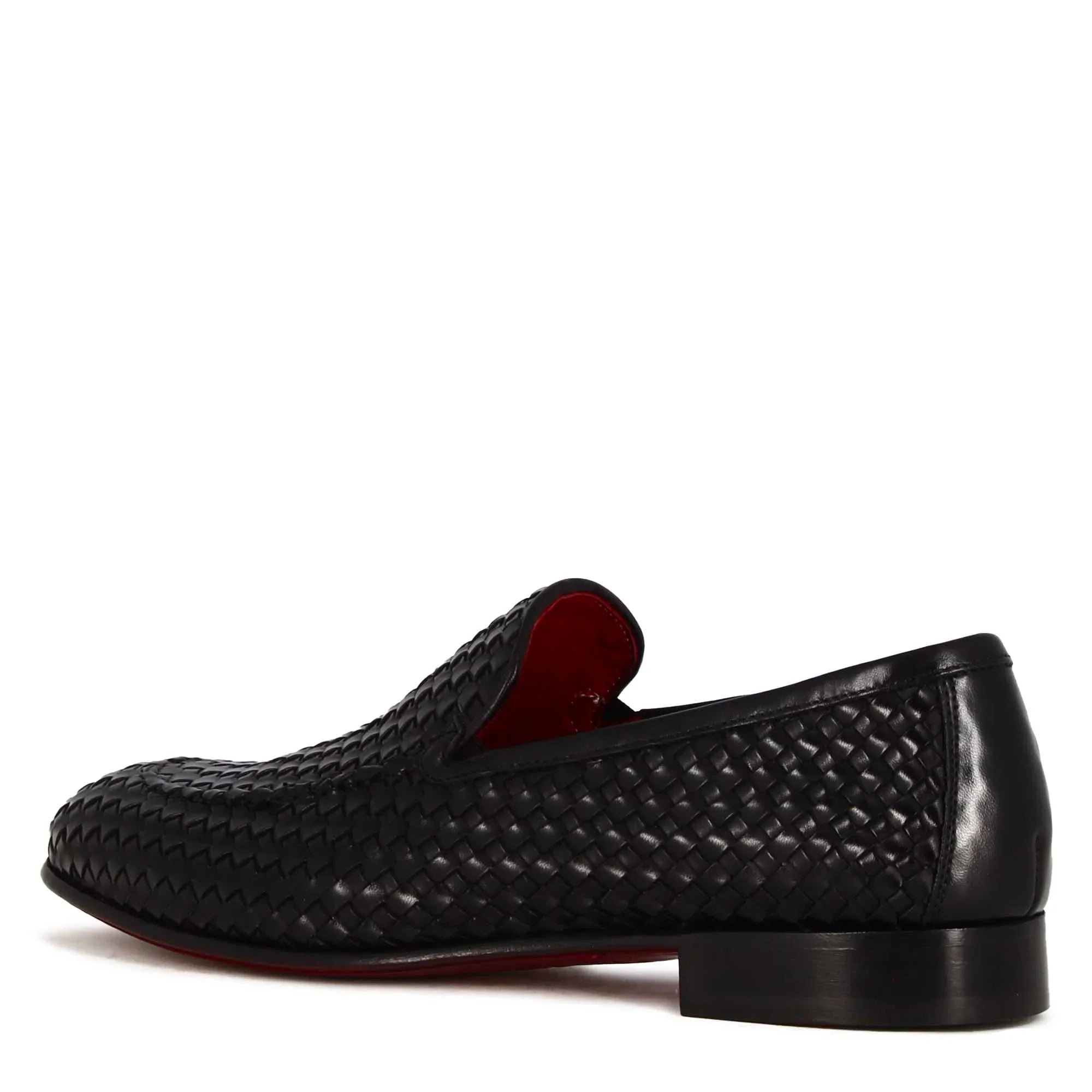 Classic Woven Leather Moccasin