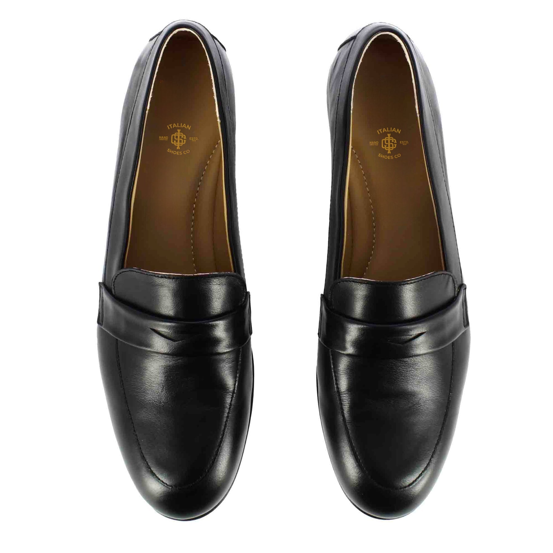 Handmade Black Leather Women's Moccasin