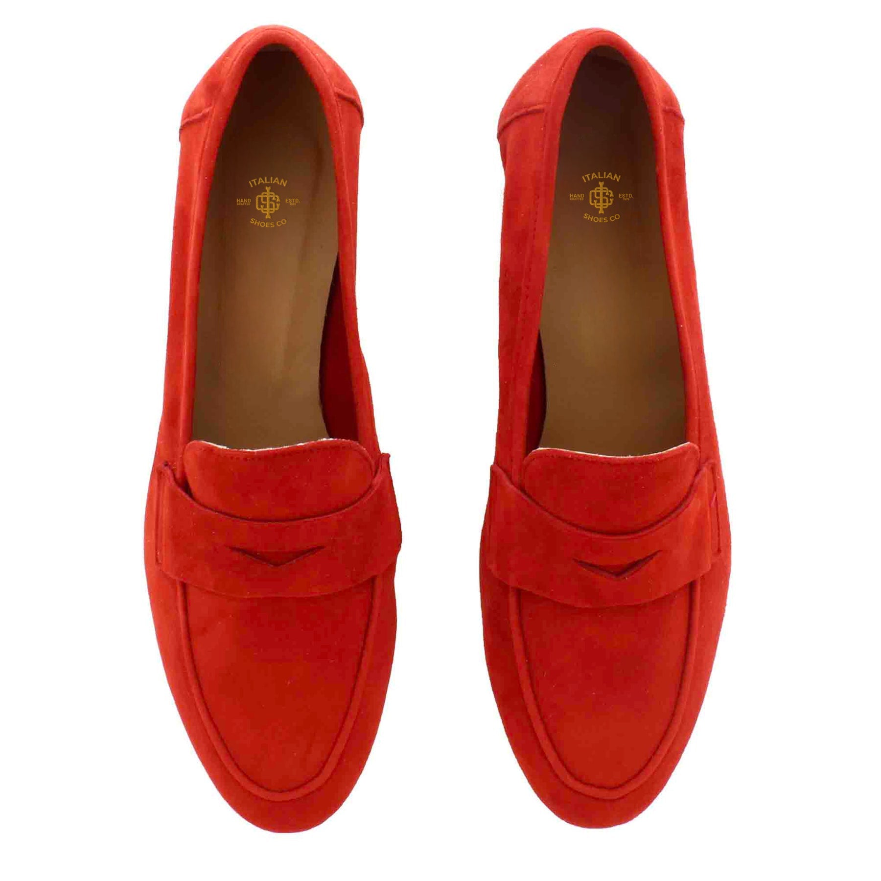 Red Suede Women's Moccasin