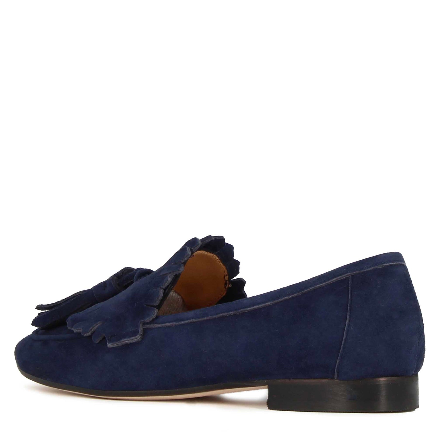 Suede Blue Women's Moccasin